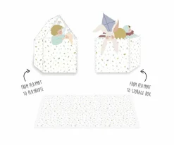 Niños Play & Go Alfombra de Juegos Tiloo Puzzle Village