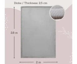 Niños Hakuna Matte Alfombra Infantil Nube Gris