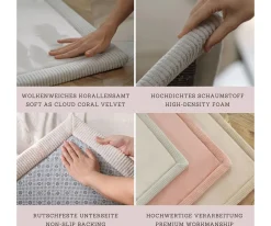 Niños Hakuna Matte Alfombra Infantil Nube Gris