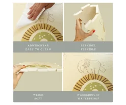 Niños Hakuna Matte Alfombra Puzle Safari 90 x 90 cm