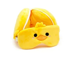 puckator Almohada de Viaje con Antifaz Relaxeazzz Pato Adoramals