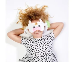 puckator Almohada de Viaje con Antifaz Relaxeazzz Unicornio^ Cojines Infantiles