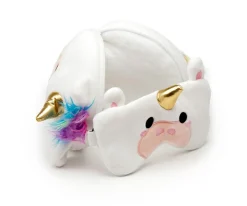 puckator Almohada de Viaje con Antifaz Relaxeazzz Unicornio^ Cojines Infantiles