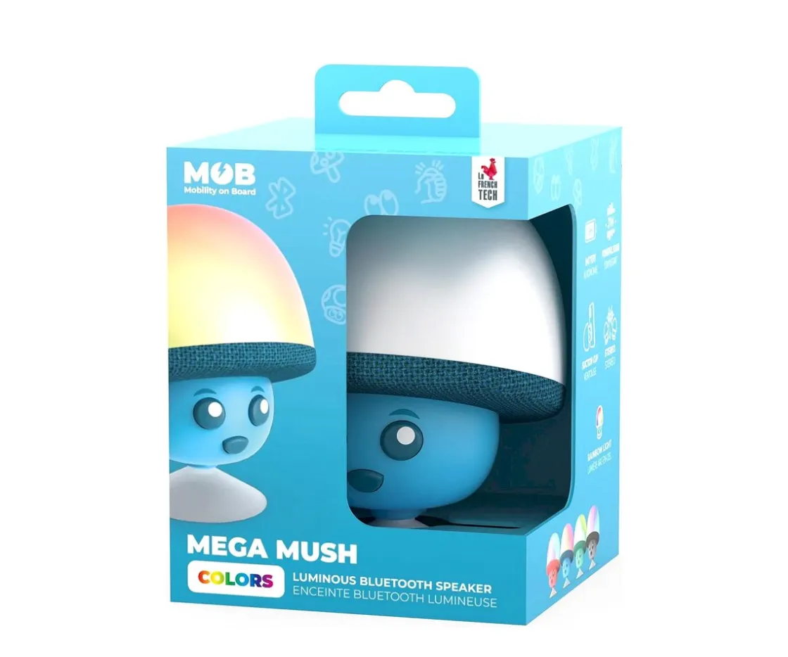 Niños MOB Altavoz Bluetooth Mega Mush Bleu