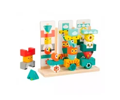 Niños Janod Apilable Totem Tropik 52 Piezas