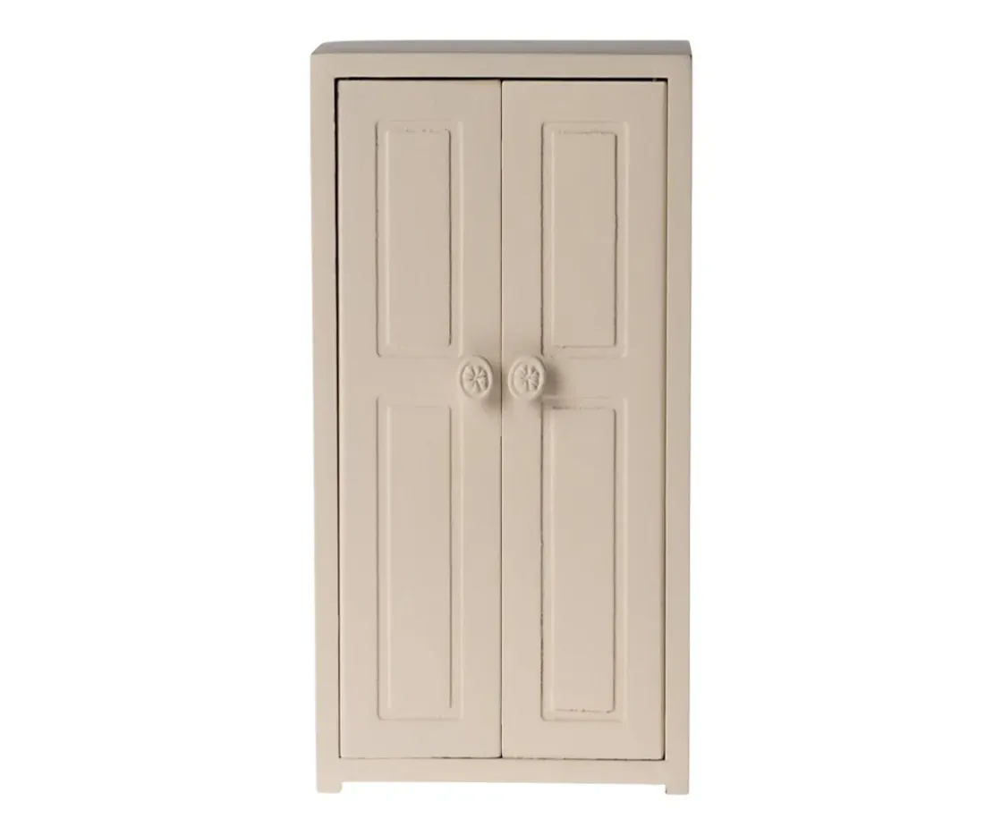 Maileg Armario de Madera Crema Ratón^Niños Casa De Muñecas De Madera