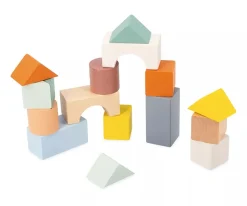 Niños Janod Arrastre Caracol Apilable Cubos