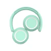 Niños Lalarma Auriculares con Luz Ambiental Verde Menta