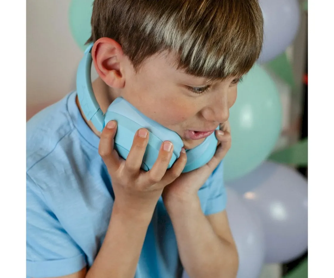 Niños Lalarma Auriculares Inalámbricos con Cancelación Activa de Ruido Azul