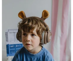 Niños Kidywolf Auriculares KidyEars Infantiles con Orejas de Animal Oso