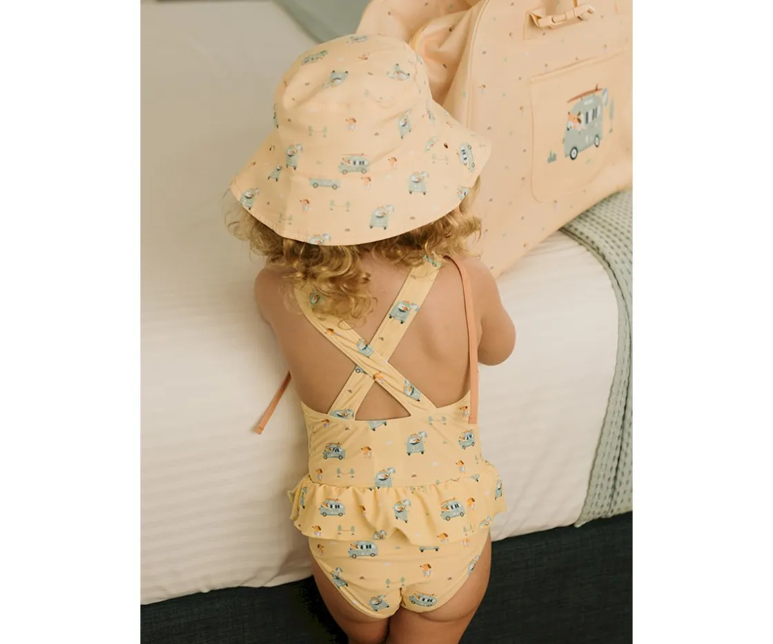 Monnëka Bañador Cruzado con Volantes Toucan^Niños Bañadores Niños