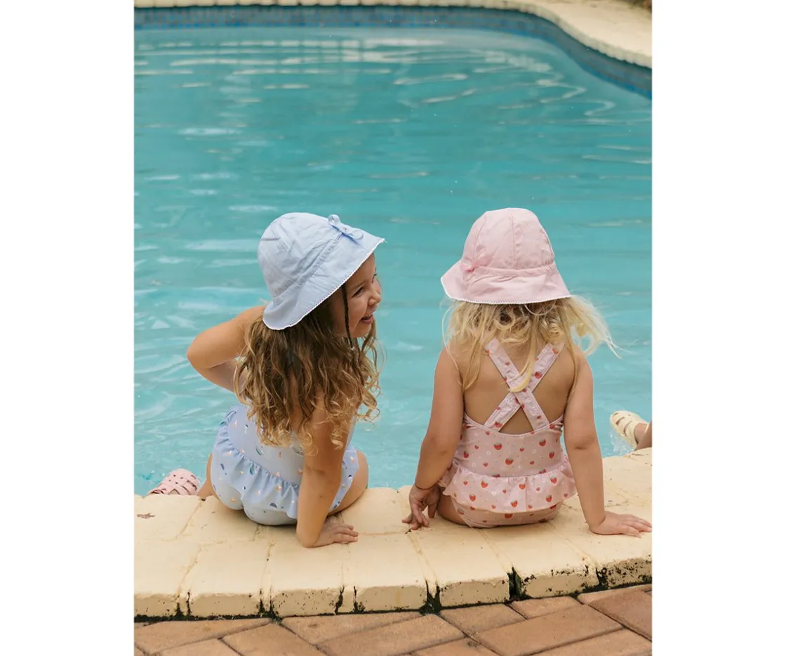 Monnëka Bañador Cruzado con Volantes Strawberries^Niños Bañadores Niños