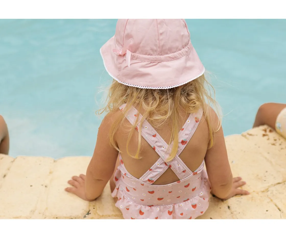 Monnëka Bañador Cruzado con Volantes Strawberries^Niños Bañadores Niños