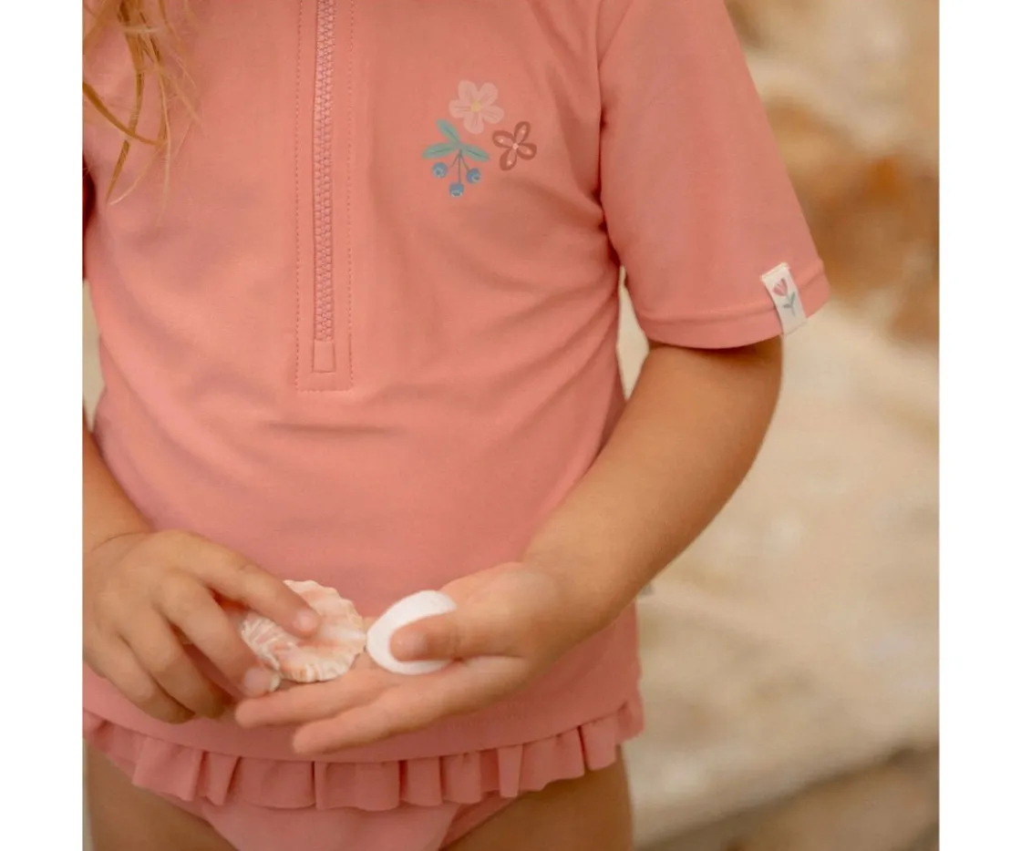 Little Dutch Bañador Pañal Sunny Flowers Carmín^Niños Bañadores Niños