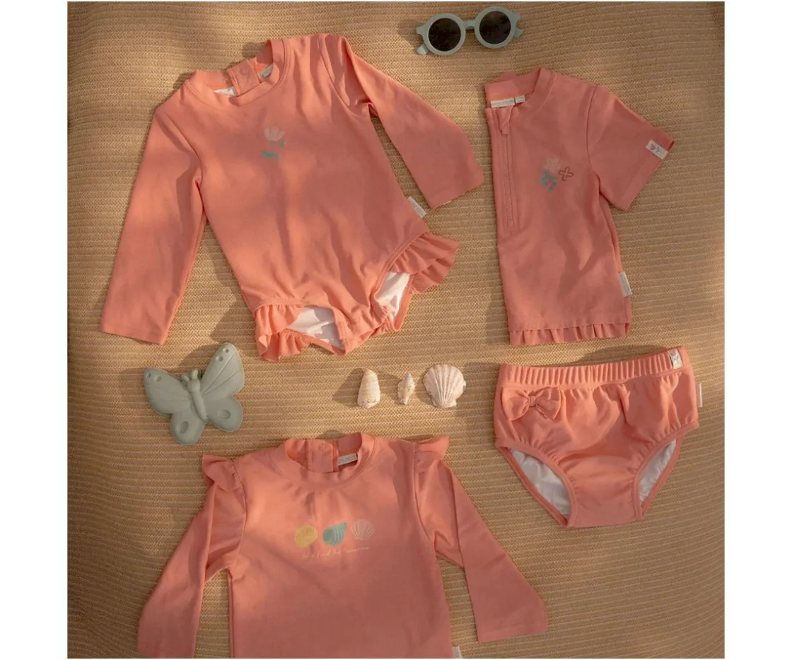 Little Dutch Bañador Pañal Sunny Flowers Carmín^Niños Bañadores Niños