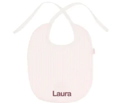 Cristina de Jos'h Babero Algodón Dorset Rosa Personalizable