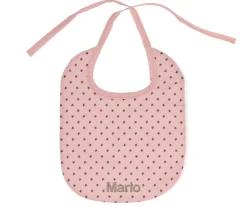 Cristina de Jos'h Babero Algodón Mini Star Pink Personalizable
