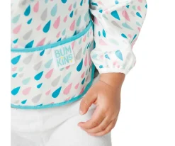 Bumkins Babero con Mangas Gotas Lluvia^ Baberos