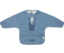 Trixie Babero Con Mangas Impermeable Mr. Elephant Personalizable