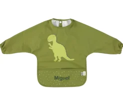Trixie Babero Con Mangas Impermeable Mr. Dino Personalizable