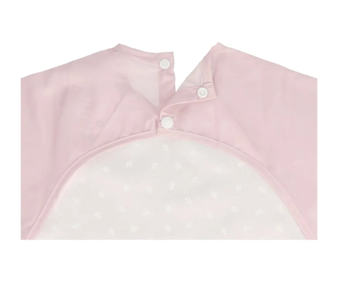 Tutete Babero con Mangas Leaves Pink