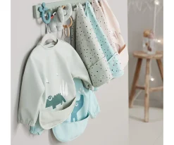 Done by Deer Babero con Mangas Ozzo Powder 6-18m Personalizable