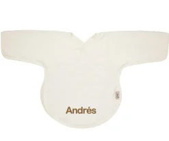 Timboo Babero con Mangas Daisy White Personalizable