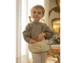 Walking Mum Babero con Mangas Topito Poppy Musgo