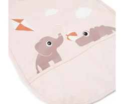 Done by Deer Babero con Velcro Playground Powder^ Baberos Impermeables