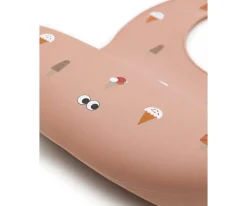 Noui Noui Babero de Silicona Ice Cream- Rose^ Baberos