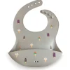 Noui Noui Babero de Silicona Ice Cream-Grey^ Baberos