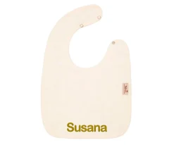 Timboo Babero Doble Daisy White Personalizable