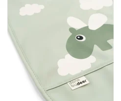 Done by Deer Babero Happy Clouds Green^ Baberos