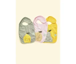 The Cotton Cloud Babero Rizo Lola Limón Personalizable^ Baberos Personalizados