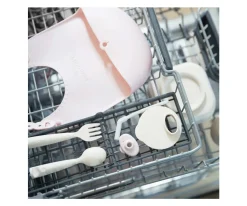 Miniware Babero Silicona Enrollable Pink Salt^ Baberos