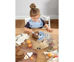 Lassig Babero Silicona Happy Smile Blue^ Baberos