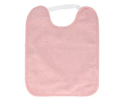 Tutete Textil Babero Toalla Plastificado con Goma Rosa Claro^ Baberos