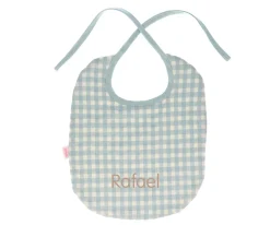 Cristina de Jos'h Babero Vichy Verde Personalizable