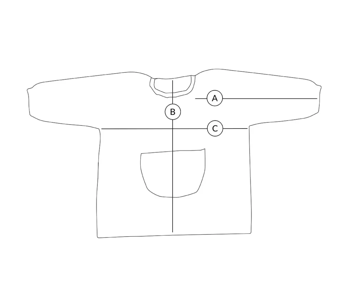 Tutete Textil Babi con Bolsillo Central Vichy Dinos World Personalizado