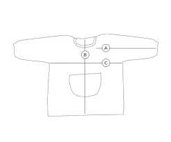 Tutete Babi con Bolsillo Central Magical Unicorn Personalizable