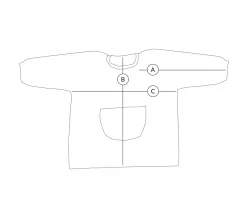 Tutete Textil Babi Lola con Bolsillo Central Geometric Nature Personalizable