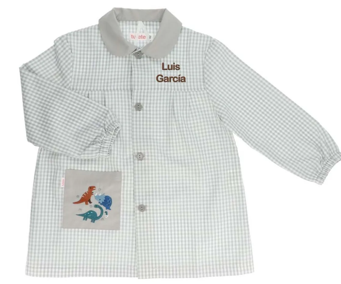 Tutete Textil Babi Seber con Botones Dinos World Personalizable