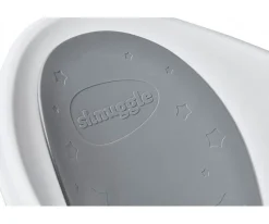 Shnuggle Bath Bañera Shnuggle Blanca Respaldo Gris Estrellitas^Niños Bañeras Bebé