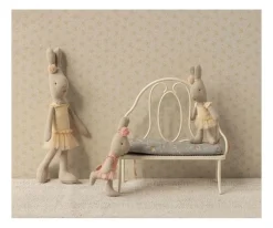 Maileg Banco Antiguo Off White Mini^Niños Casa De Muñecas De Madera