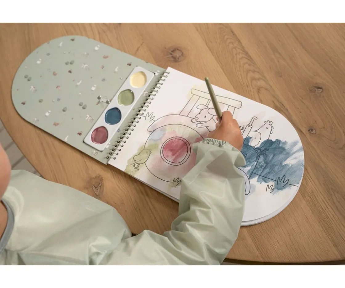 Little Dutch Bata Impermeable Little Farm^ Baberos Con Manga