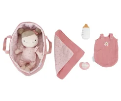 Niños Little Dutch Bebé Rosa con Capazo