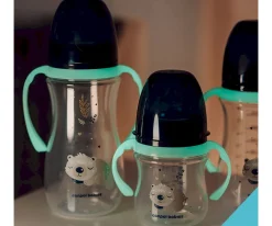 Canpol Babies Biberón con Asas Fluorescentes Sleeping Koala Azul Personalizable^ Biberones