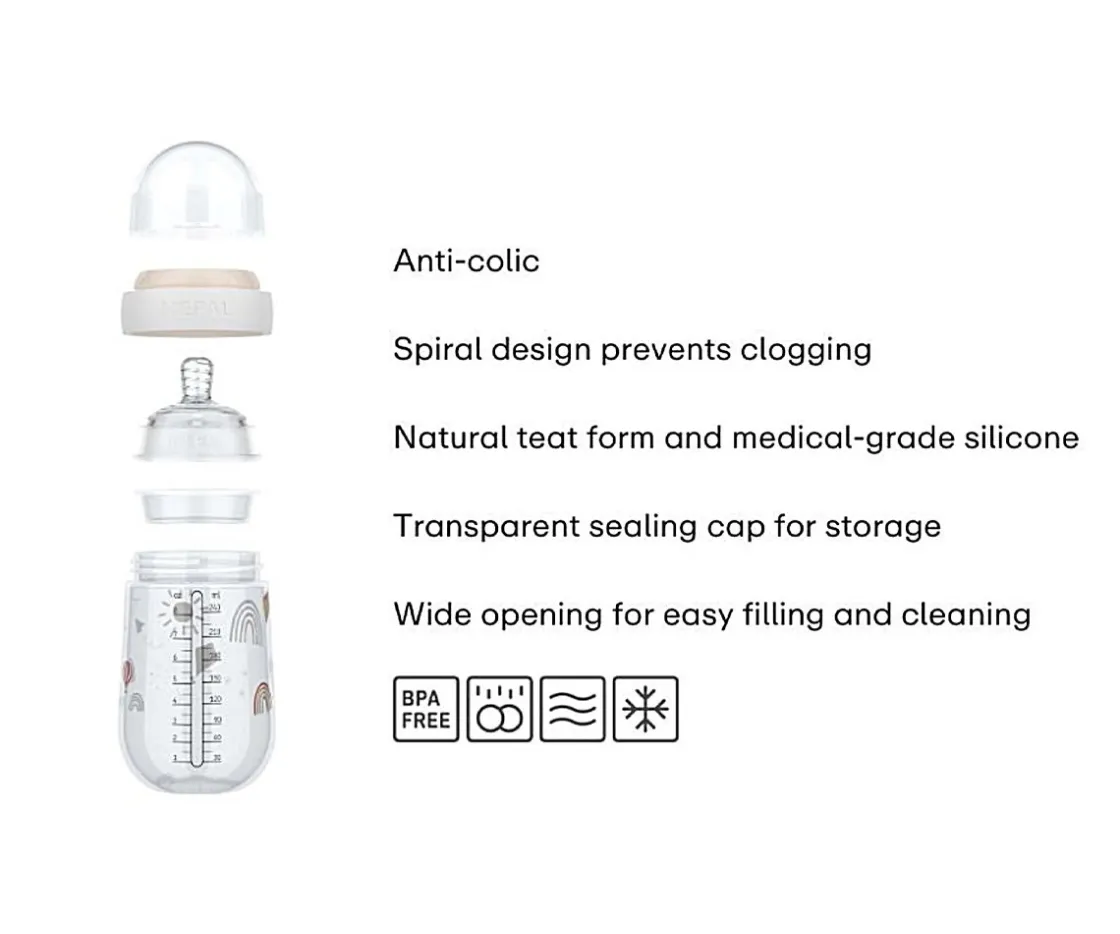 Mepal Biberón Mio Forest Friends 165 mll^ Biberones