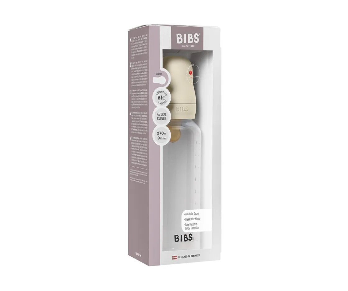 BIBS Biberón Plástico Ivory 270ml^ Biberones