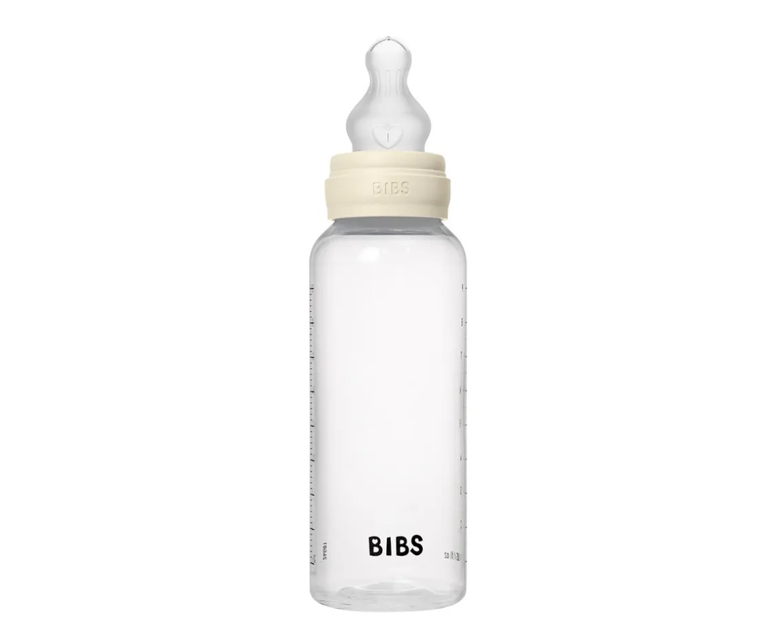 BIBS Biberón Plástico Silicona Ivory 270ml^ Biberones